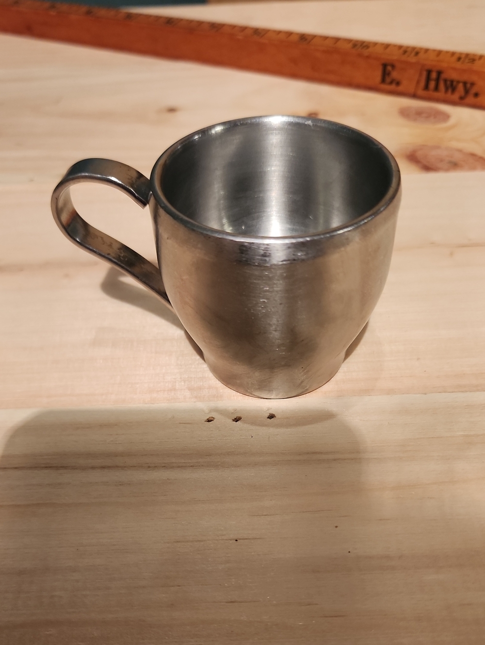 World Tableware 3oz Stainless Steel Espresso Cup